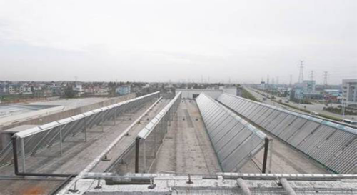 杭州市公交总公司石桥综合停车场太阳能（电热）集中供热水工程